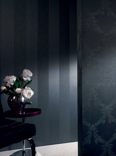 Wallpaper Accent Wall Contemporary Toronto By