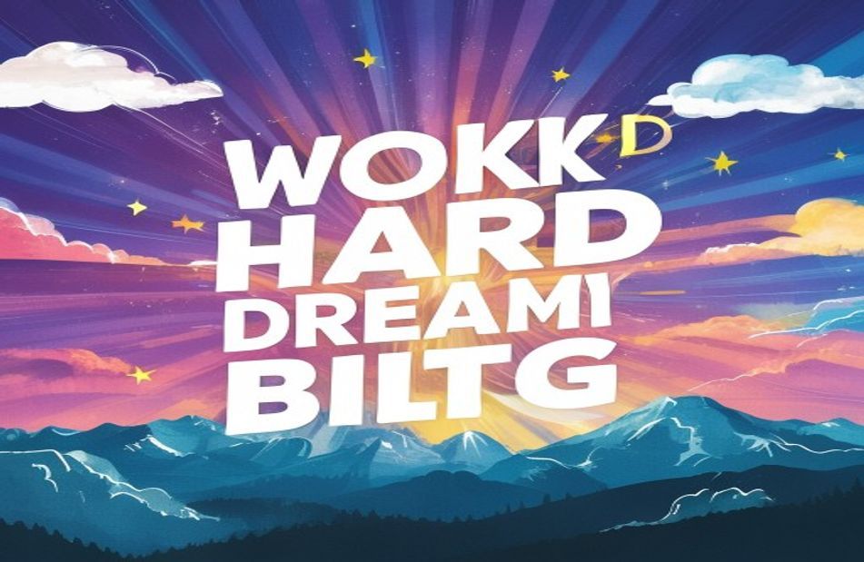 Work Hard Dream Big Wallpaper