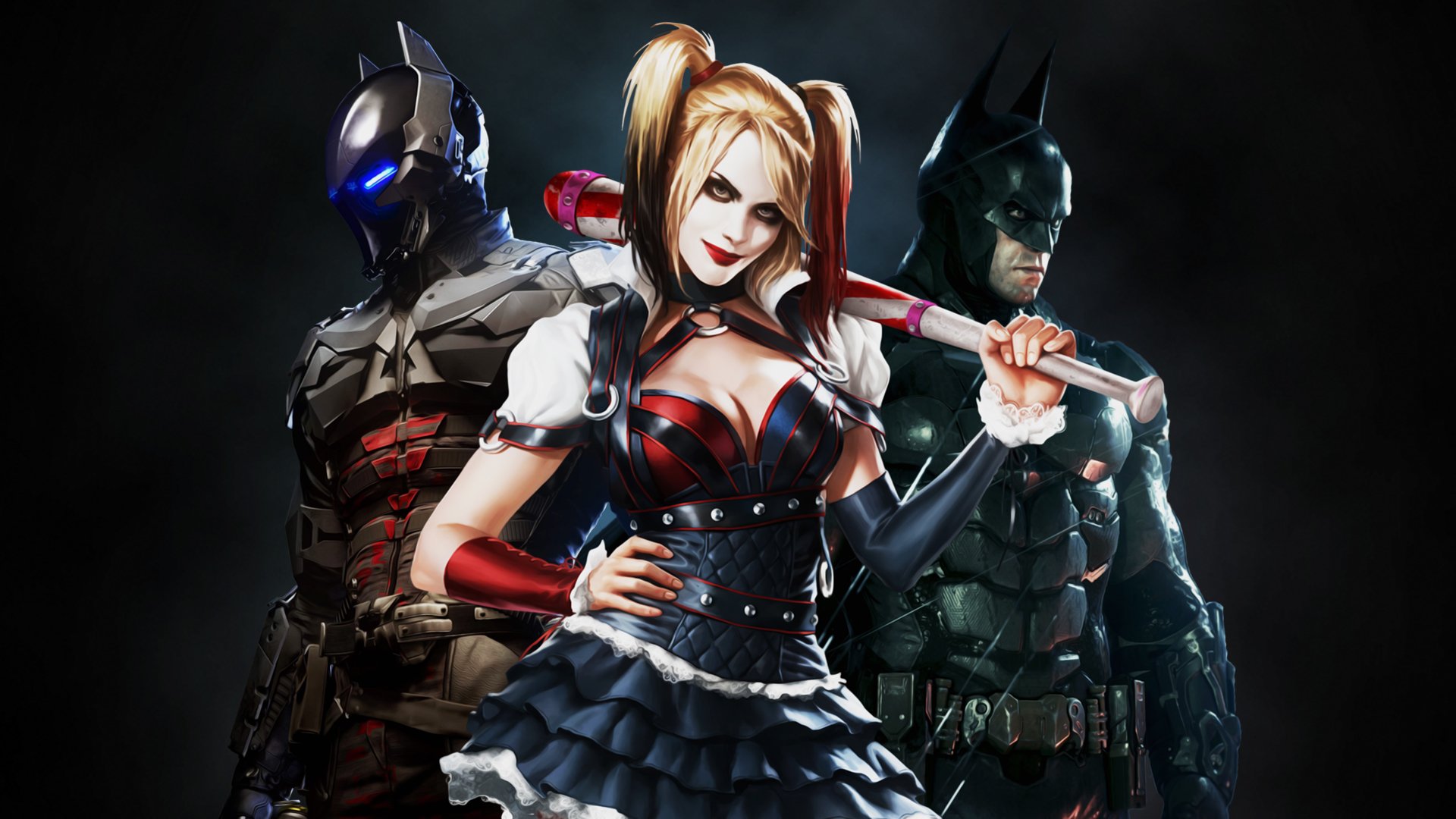 Arkham Knight Harley Quinn Batman HD Wallpaper Background