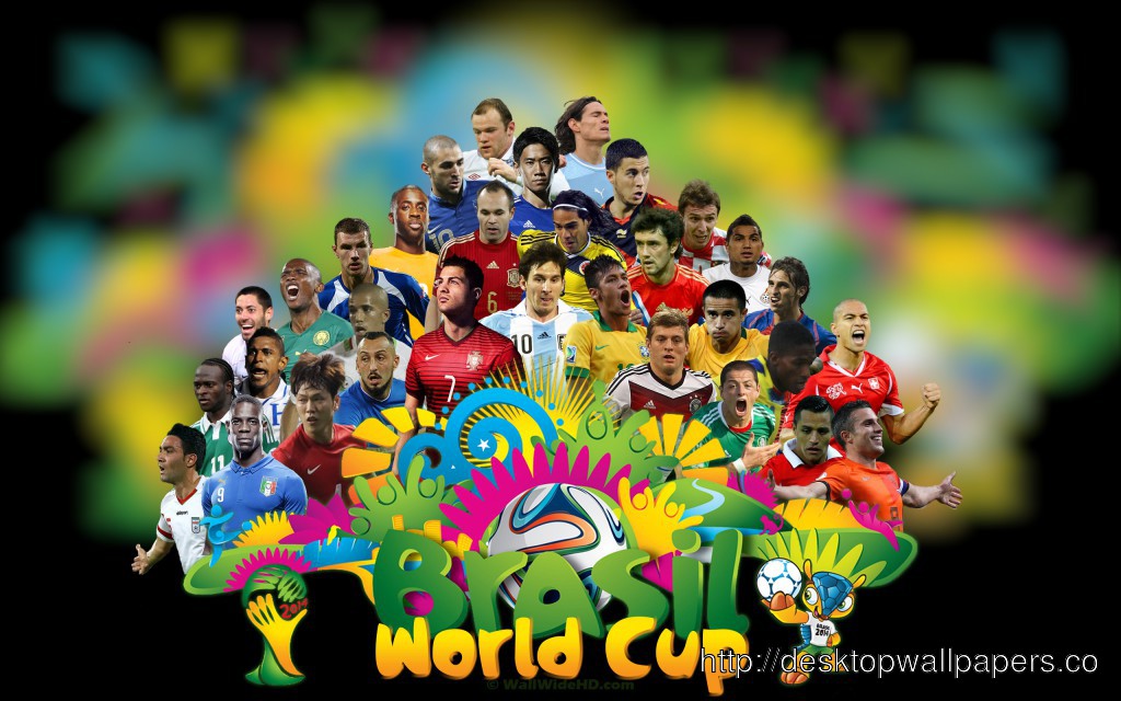 Brazil World Cup Football Stars Wallpaper Desktop