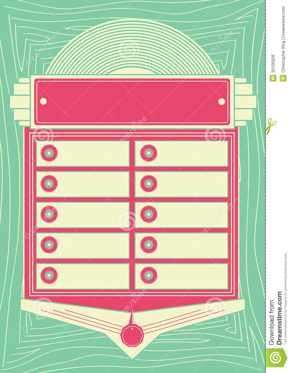 50s Diner Background 1950s Style Jukebox