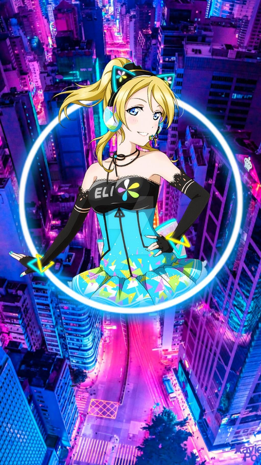 Cyber Eli Ayase Wallpaper By Sashauwu