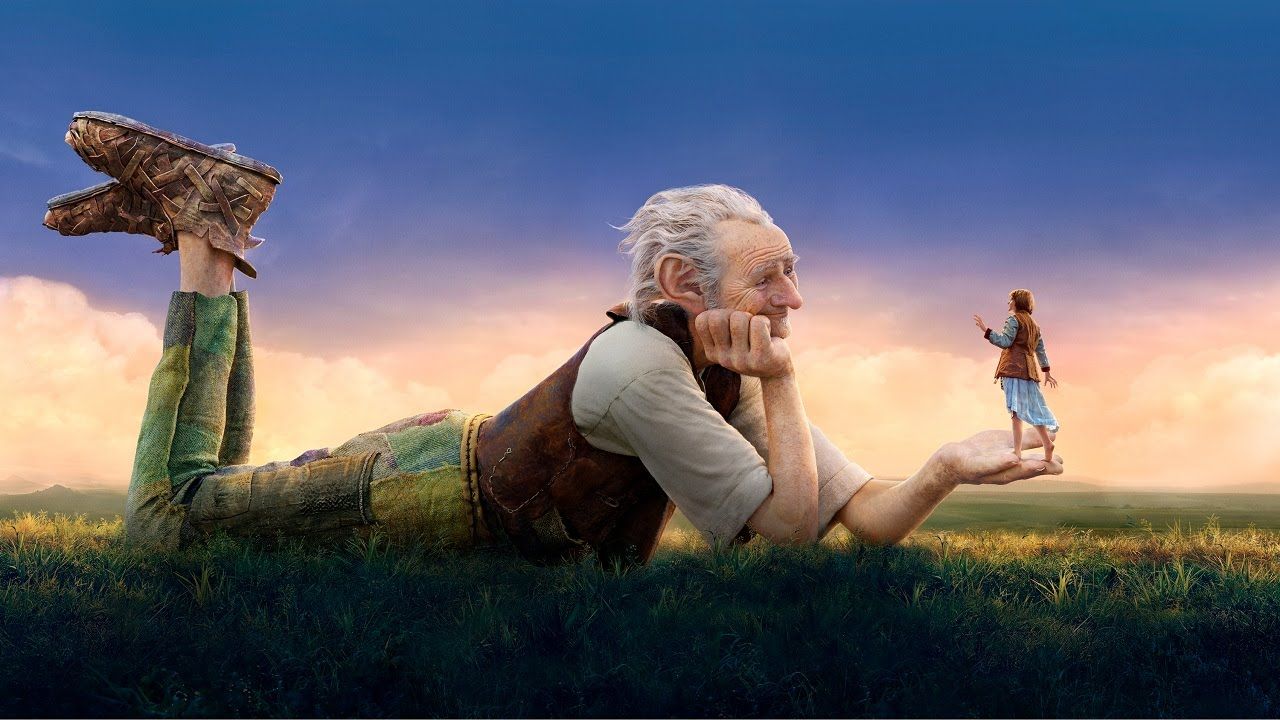 Steven Spielberg And Roald Dahl In Bfg Big Friendly Giant