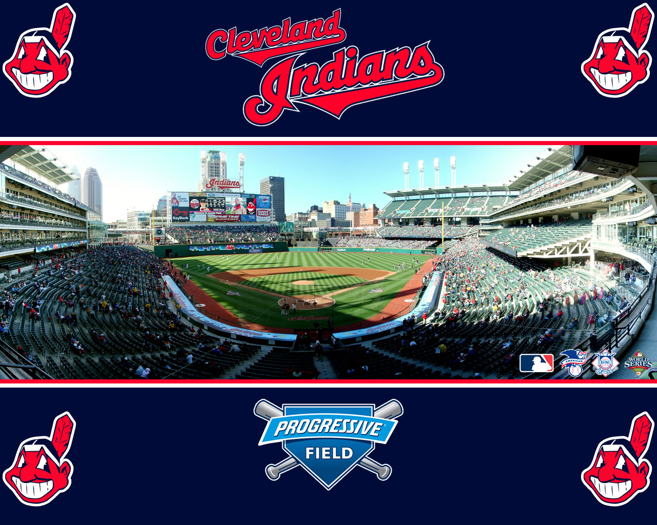 Cleveland Indians Progressive Field Desktop Wallpaper