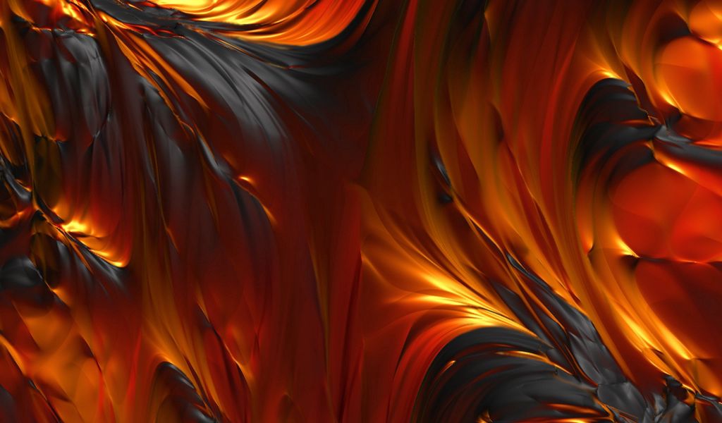 Wallpaper Fire Oil Paint Oiled Netbook