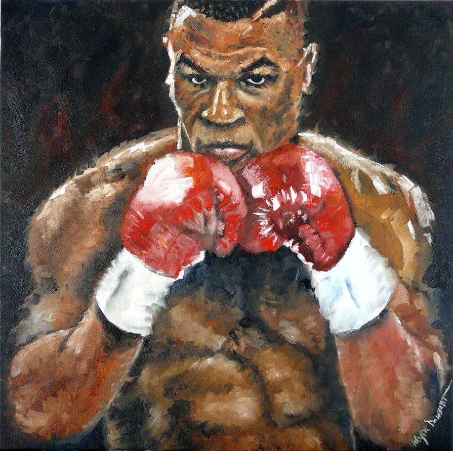 Iron Mike Tyson By Waynedowsent