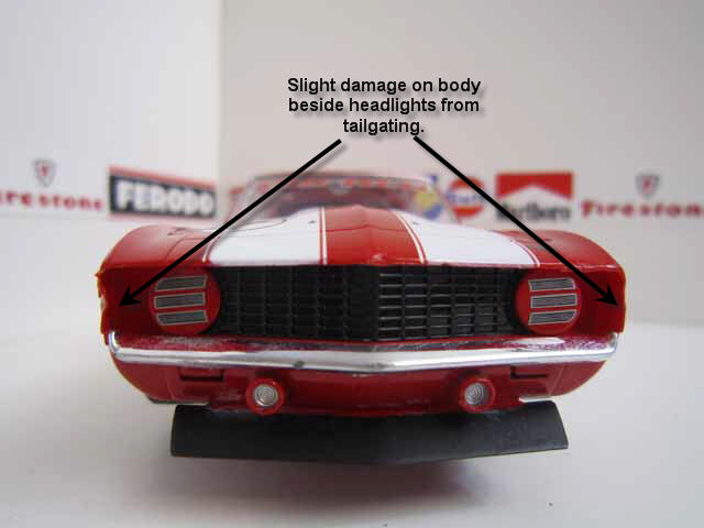 Scalextric Big Red Camaro C2975 With Scaley Digital Chip Installed