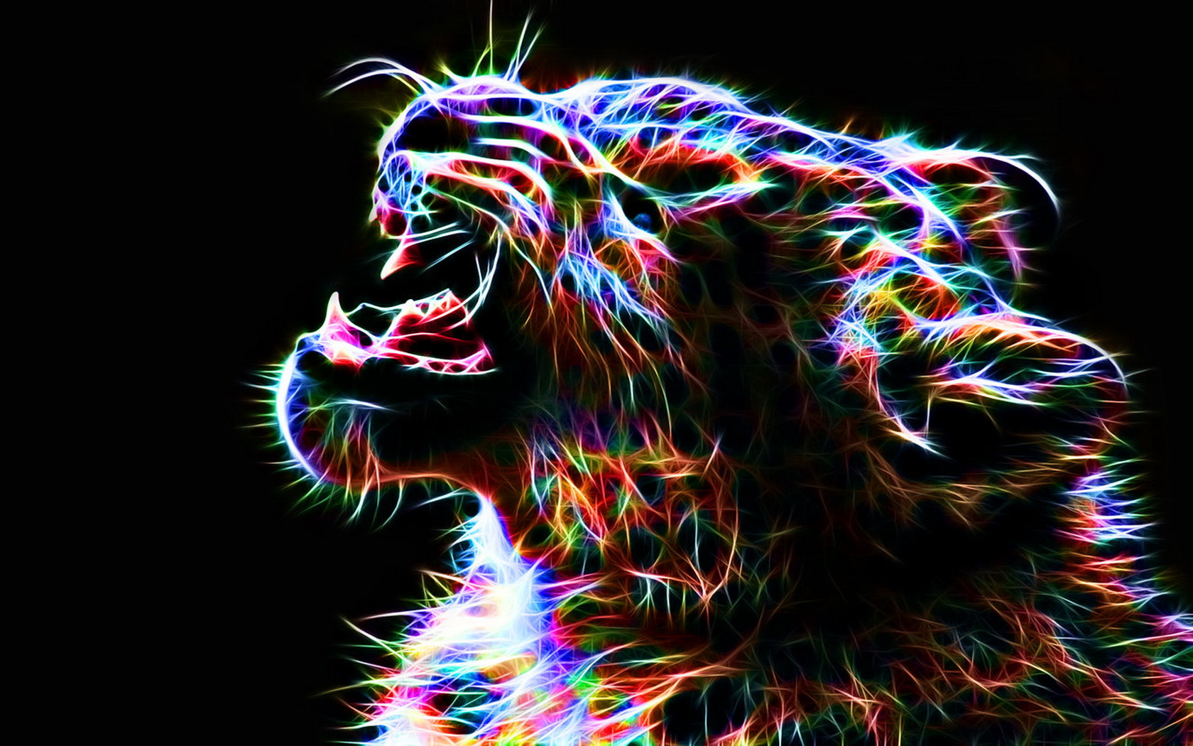 Colorful Leopard Background Artistic