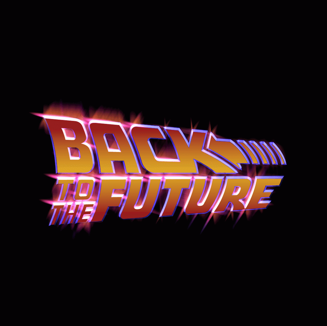 Back To The Future Cinemagraph Poster