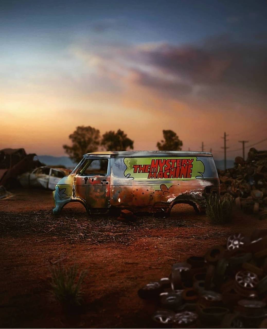Mystery Machine Wallpaper Top Background