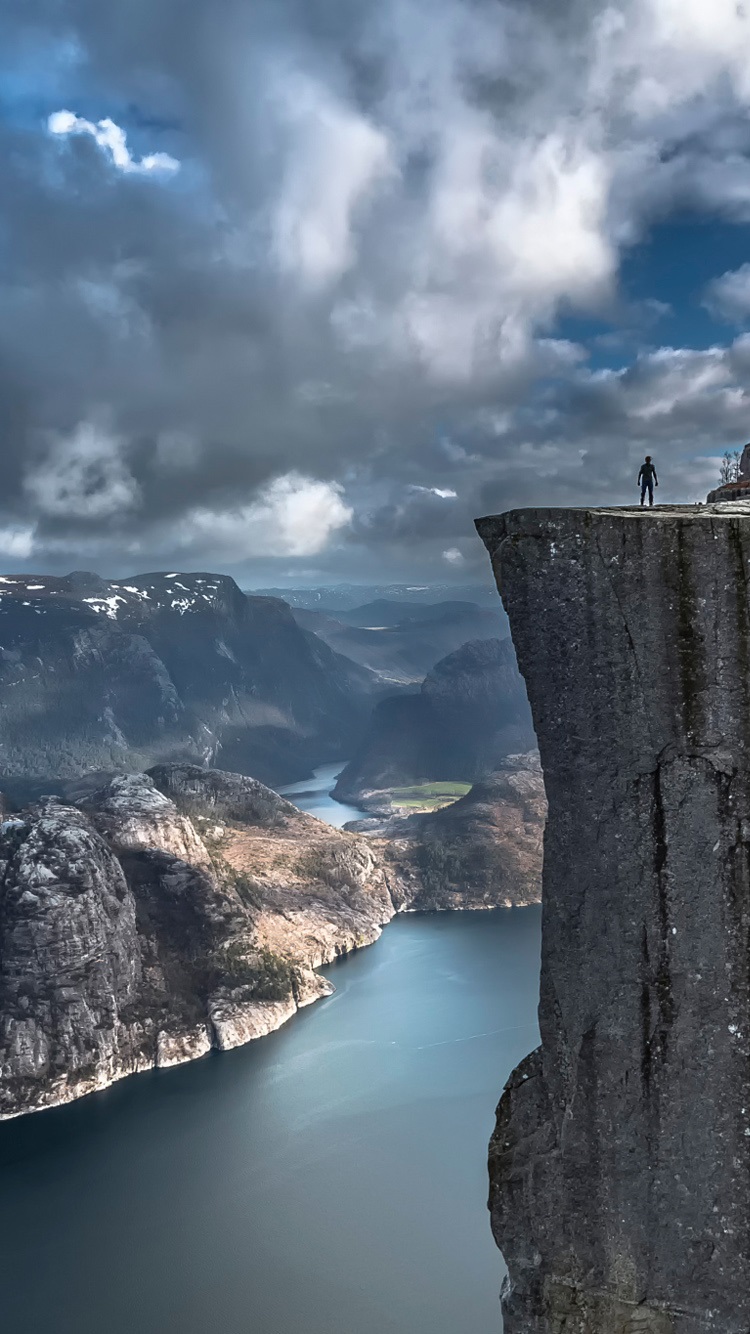 Preikestolen Norway Pulpit Rock Cliff iPhone X 3gs