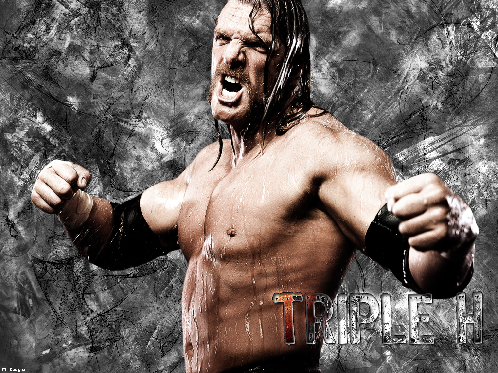 Sports Crazy Fighters Of Wwe Randy Orton Triple H HD Wallpaper