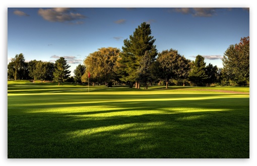 Beautiful Golf Course HD Wallpaper For Wide Widescreen Whxga