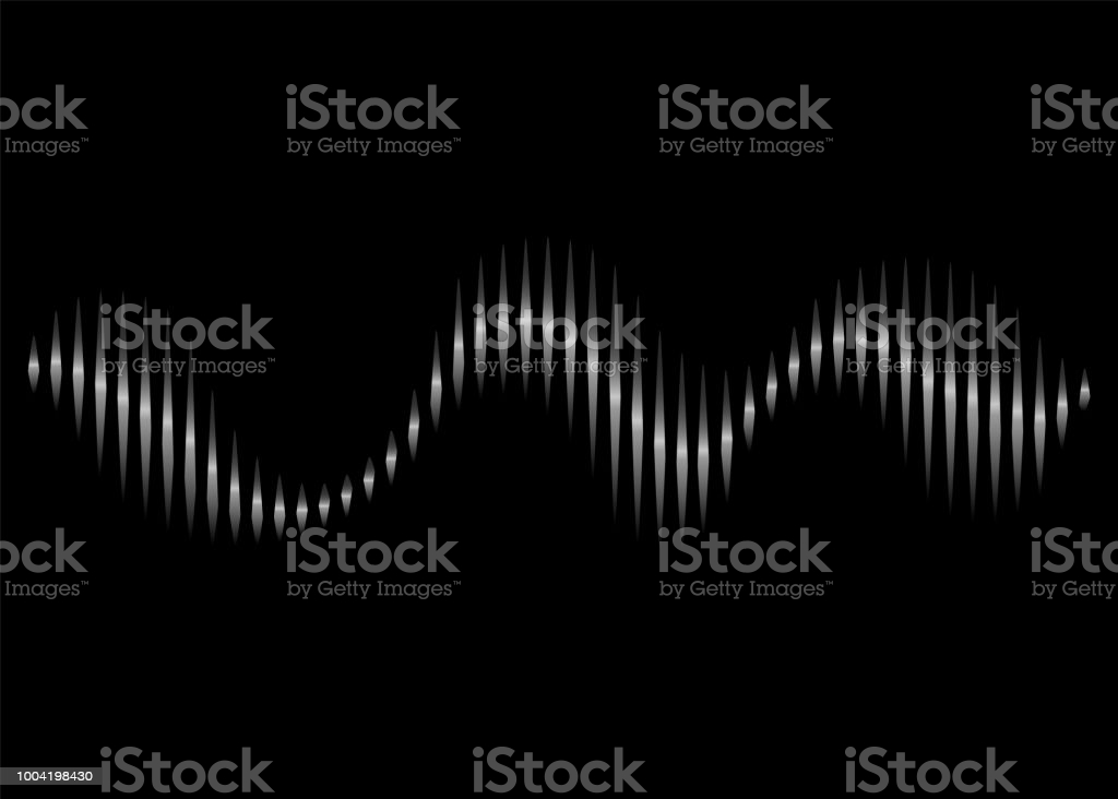 Free Download Sound Wave Rhythm Sound Wave Isolated On Black Background 