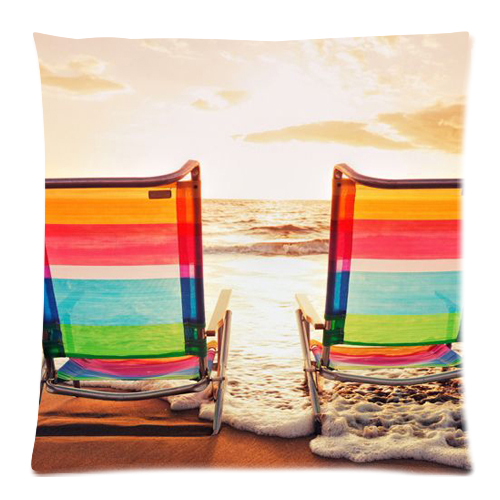 Summer Beach Chairs Wallpaper At The