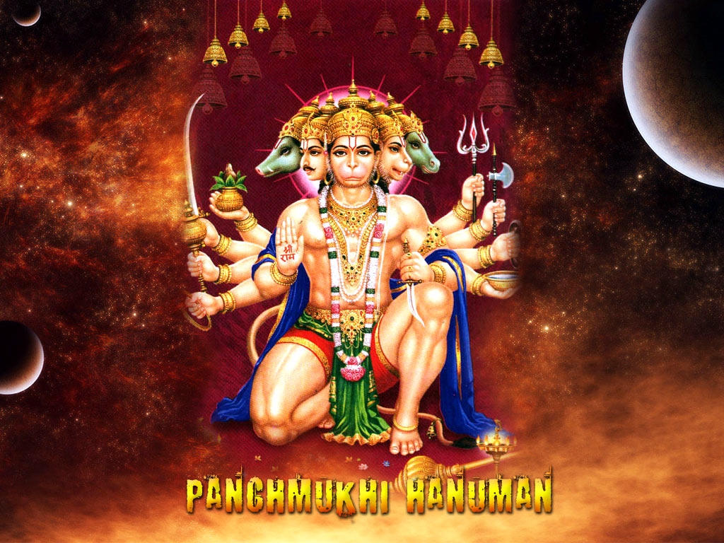 Bhakti Wallpaper Panchmukhi Hanuman