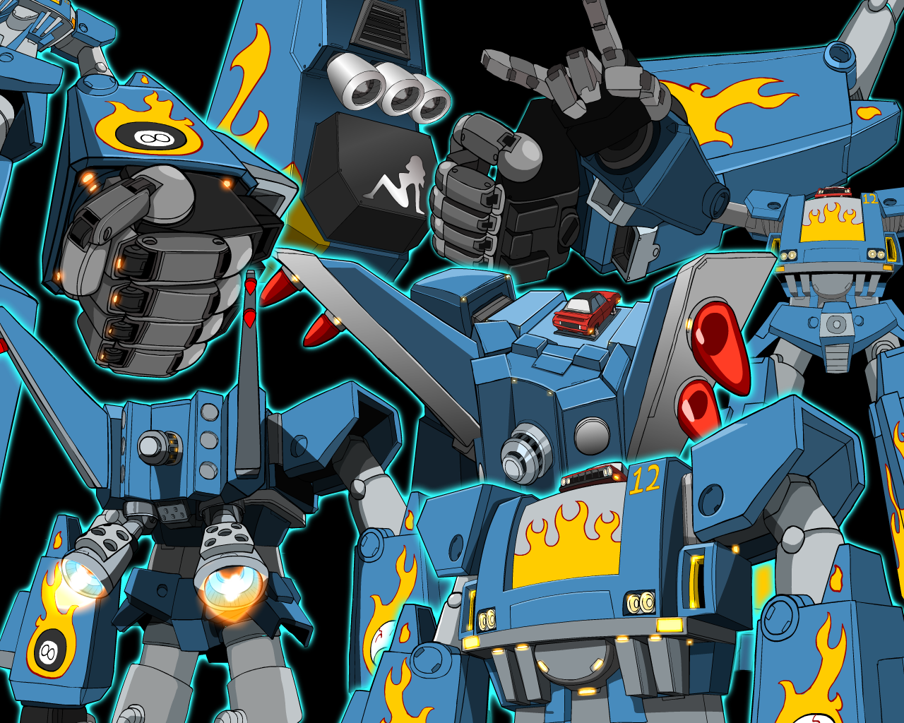 Megas Xlr Newgrounds Toonami Collab By Nch On