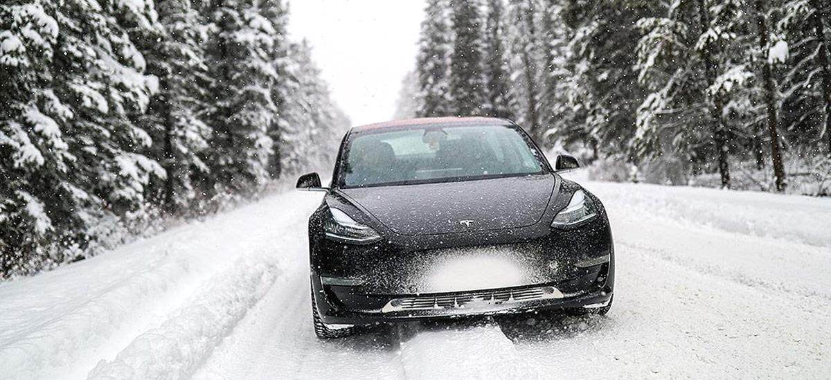These Tesla Model In Snow Photos Will Send Chills Down Your Spine