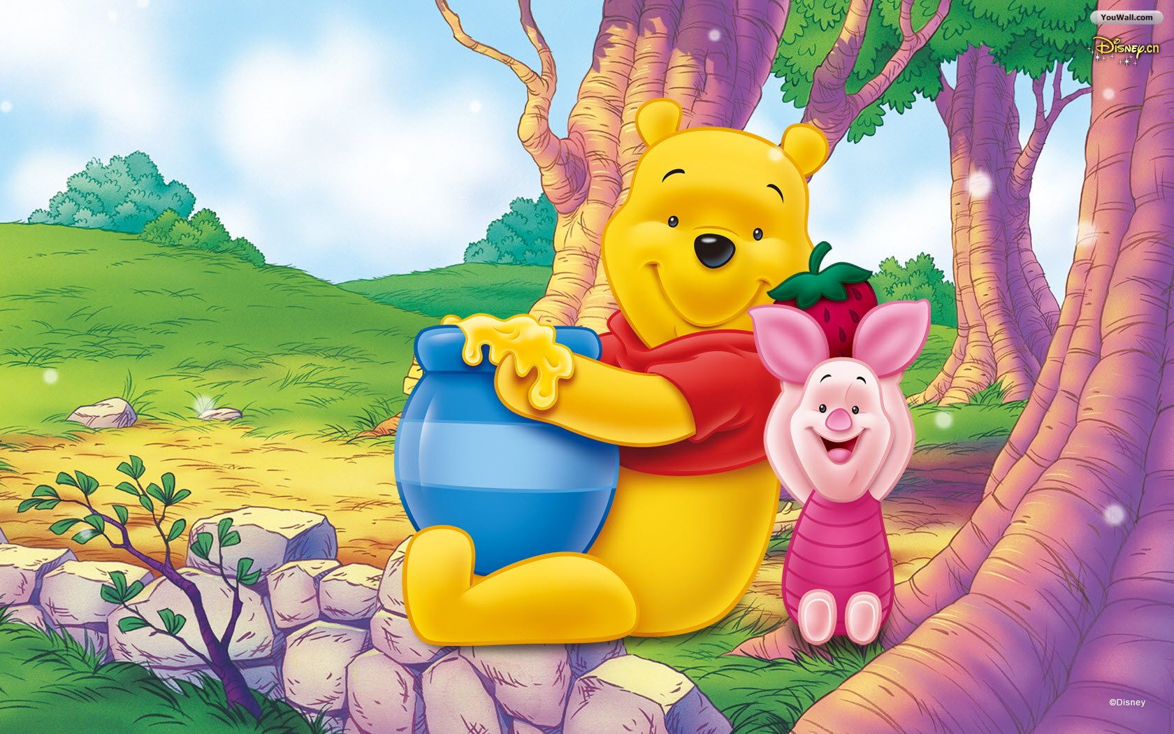 Youwall Winnie Pooh Wallpaper