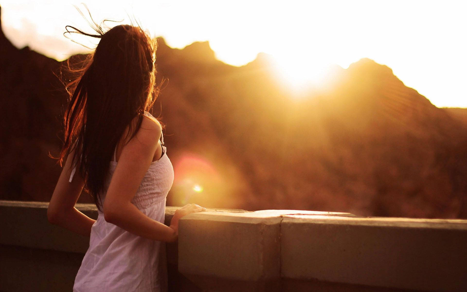 Alone Girl Wallpaper