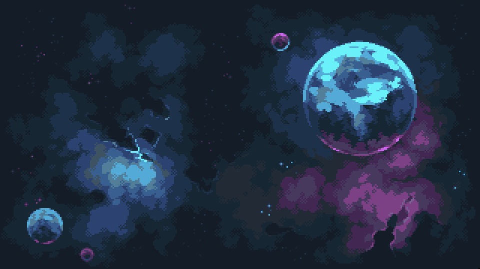 Norma2d On X Some Space Background For A Pixel Art Pack That I