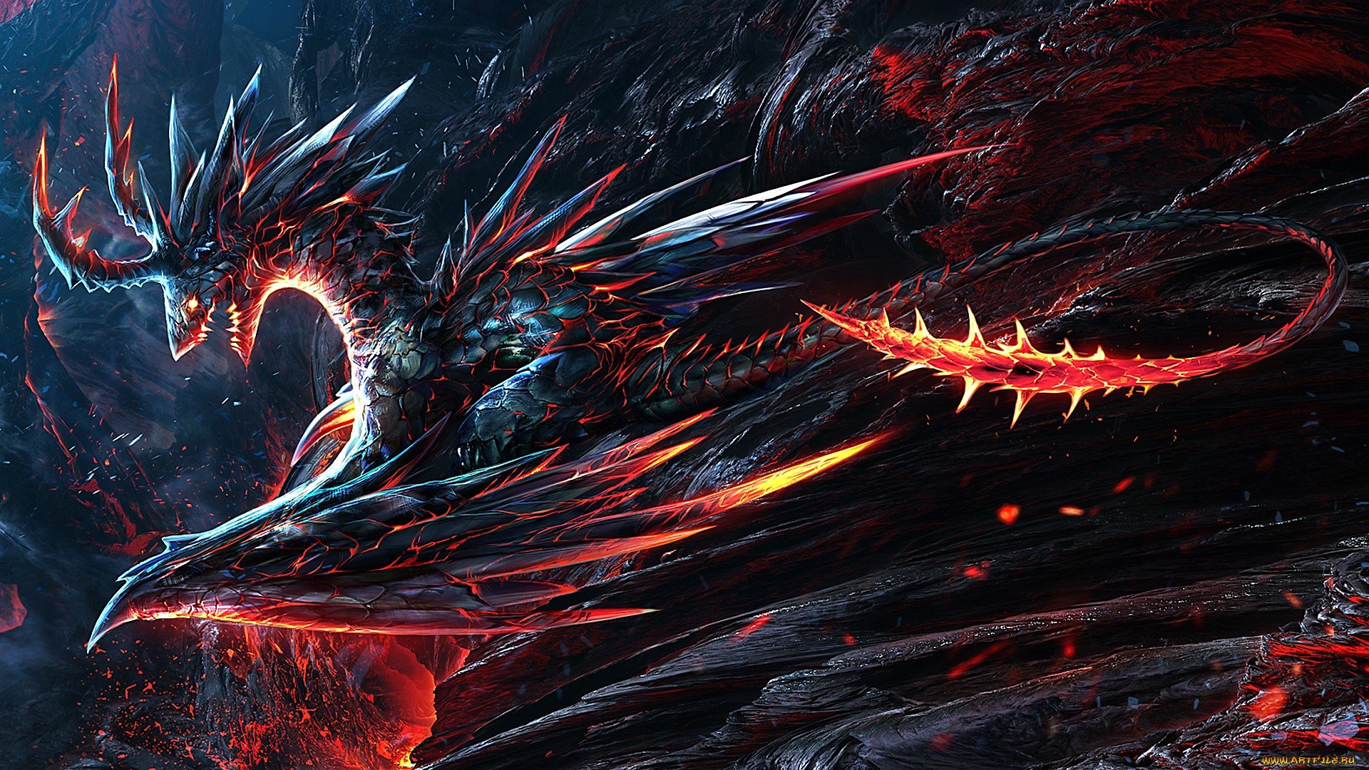 HD wallpaper Fire Dragon cool nice awesome abstract fantasy game 3d  and abstract  Wallpaper Flare