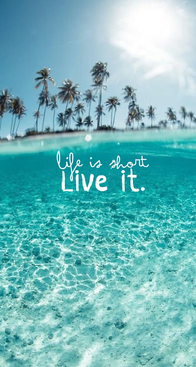 Life Is Short Typography iPhone Wallpaper Mobile9 Beautiful