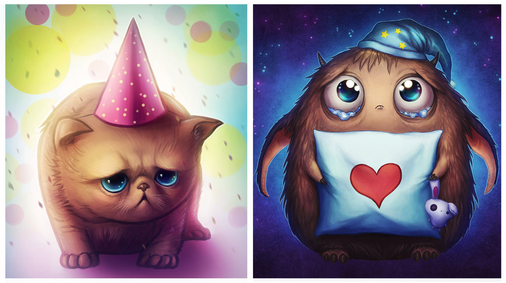 Cute Interactive Wallpaper By Sanguisgelidus On