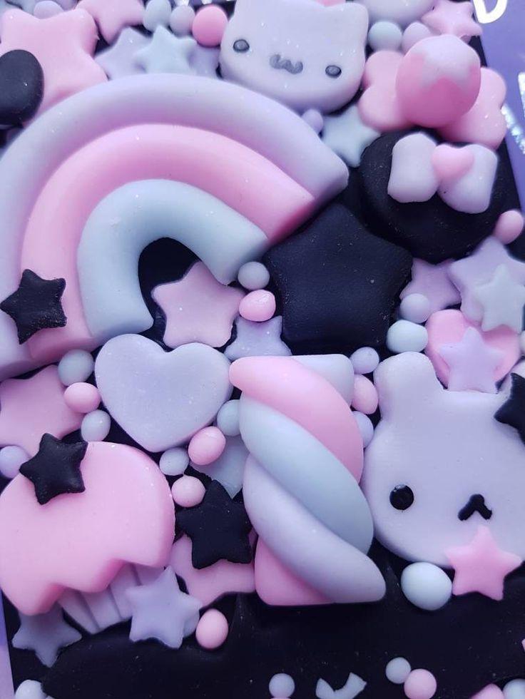 Kawaii Decoden Case Pastel Goth Spooky Fairyland Super Cute