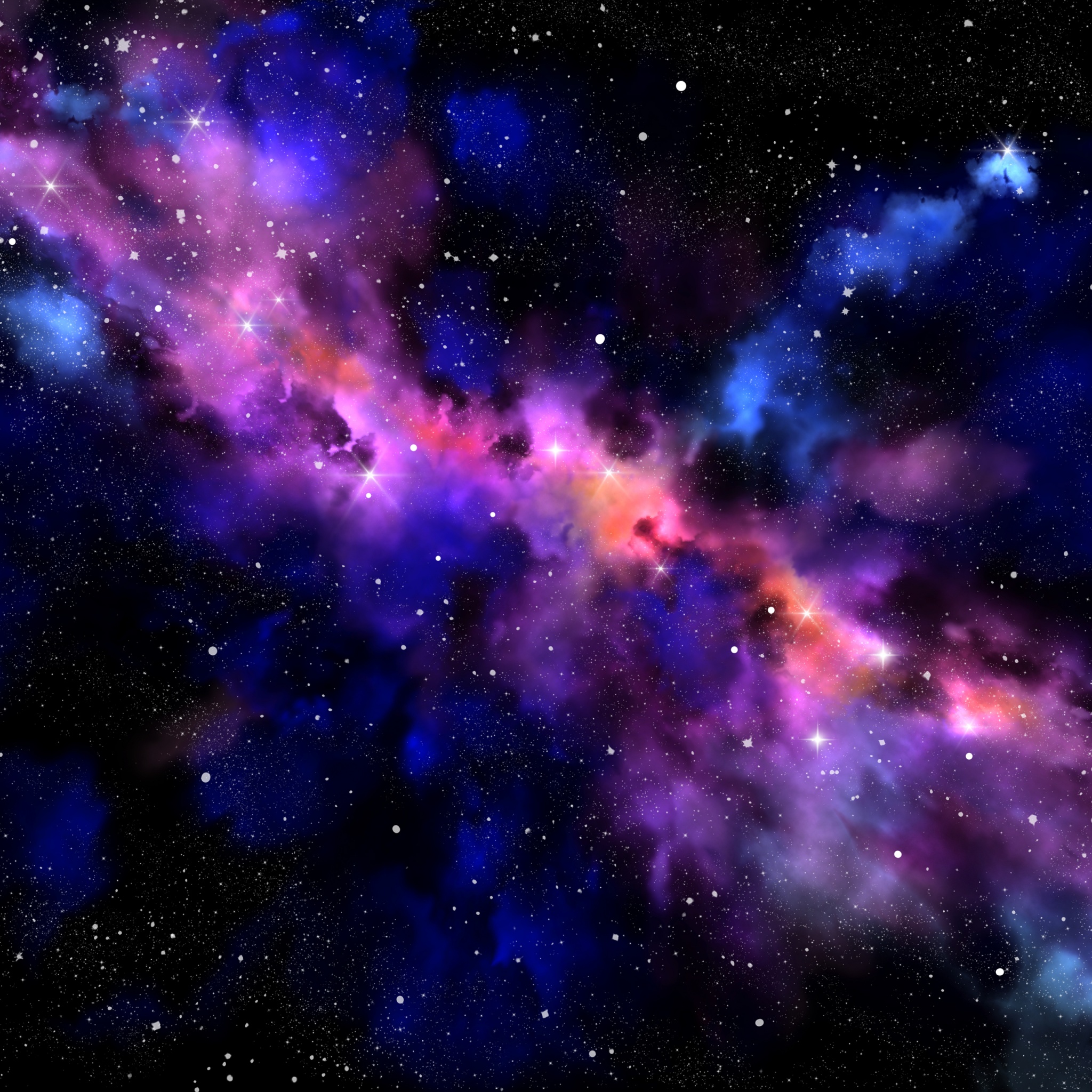 Colorful Galaxy Stars Wallpaper