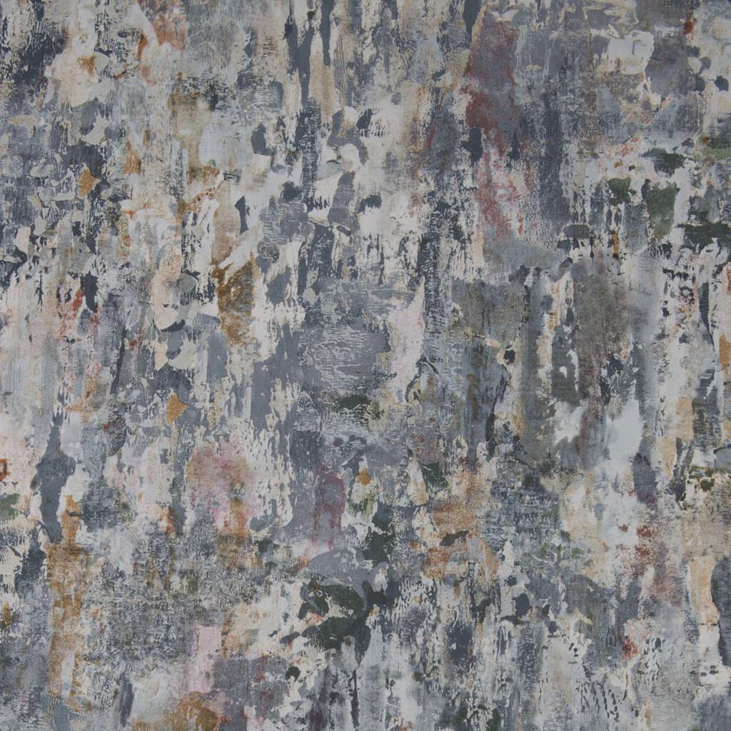 Distressed Concrete Texture Wallpaper Grey Fresco