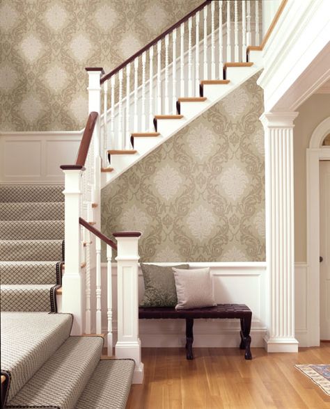 Foyer Stair Runners Foyers And Curved Staircase
