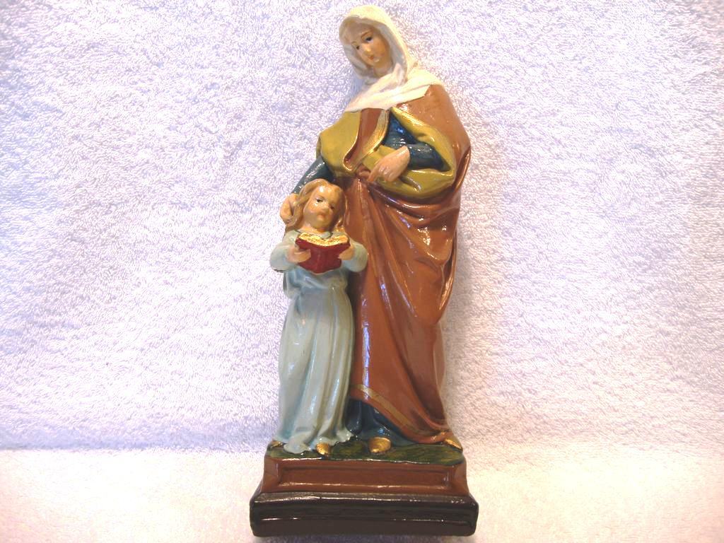 St Anne Mother Of The Blessed Virgin Mary Chalkware