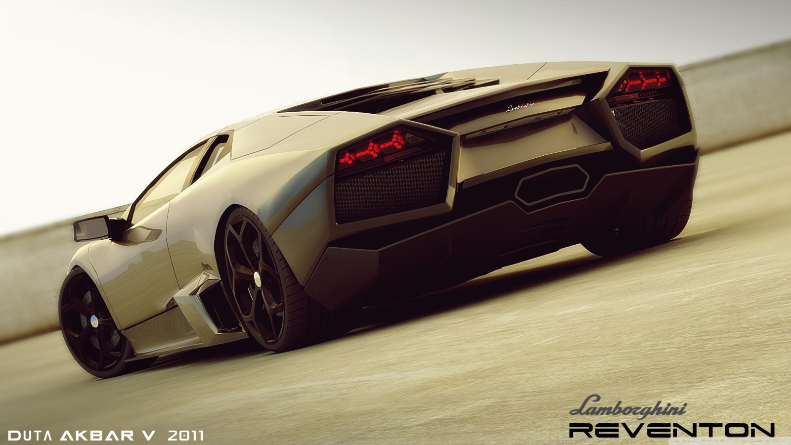 Lamborghini Reventon 3d Max 4k HD Desktop Wallpaper For