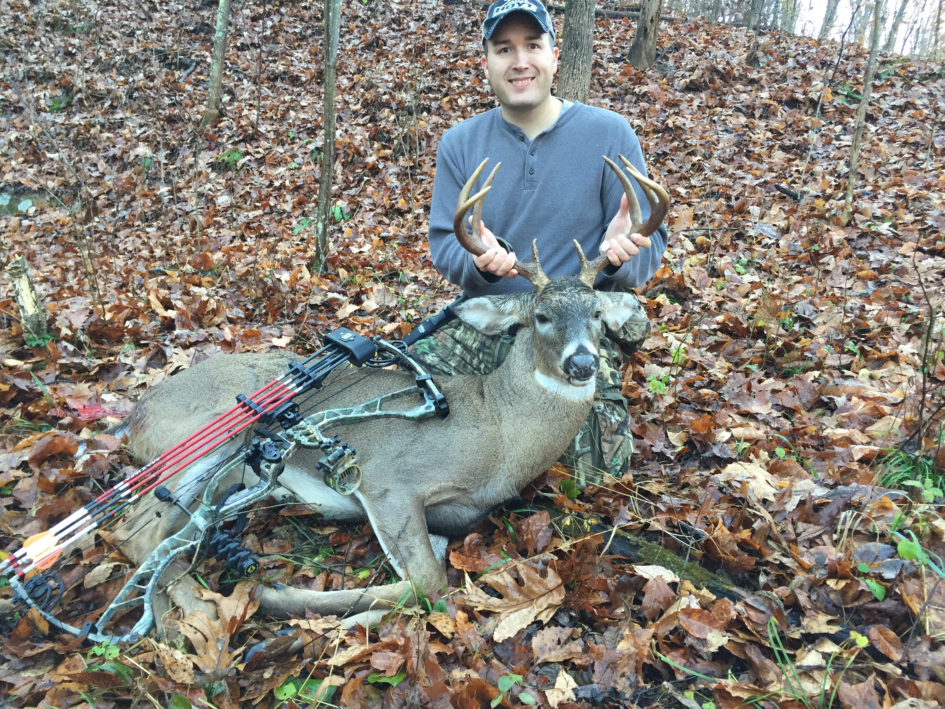 Buck In Southeast Ohio By Dave Edgell Bowhunting