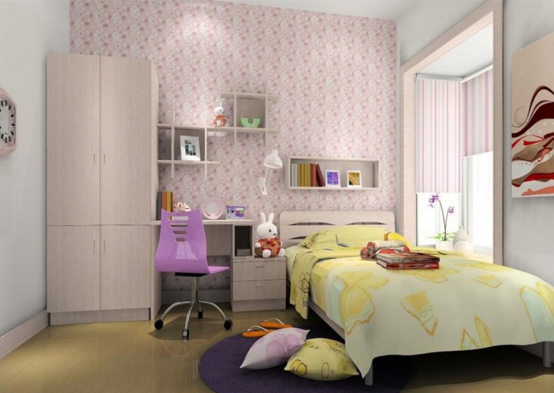 Wallpaper 3d Design For Girls Room House