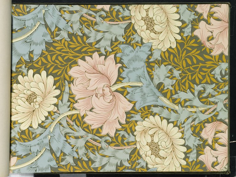 Free download FileBrooklyn Museum Wallpaper Sample Book 1 William Morris and [768x598] for your