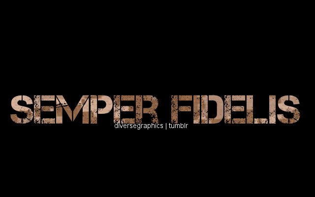 Semper Fidelis By Dividedbyduty