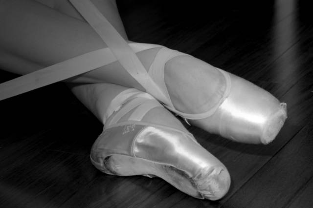 Ballet Pointe Shoes Black And White Image Pictures Becuo