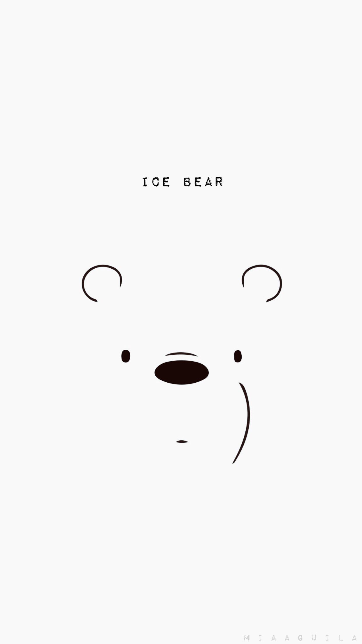 Ice Bear Wallpaper Sky Cartoon iPhone Cute Disney