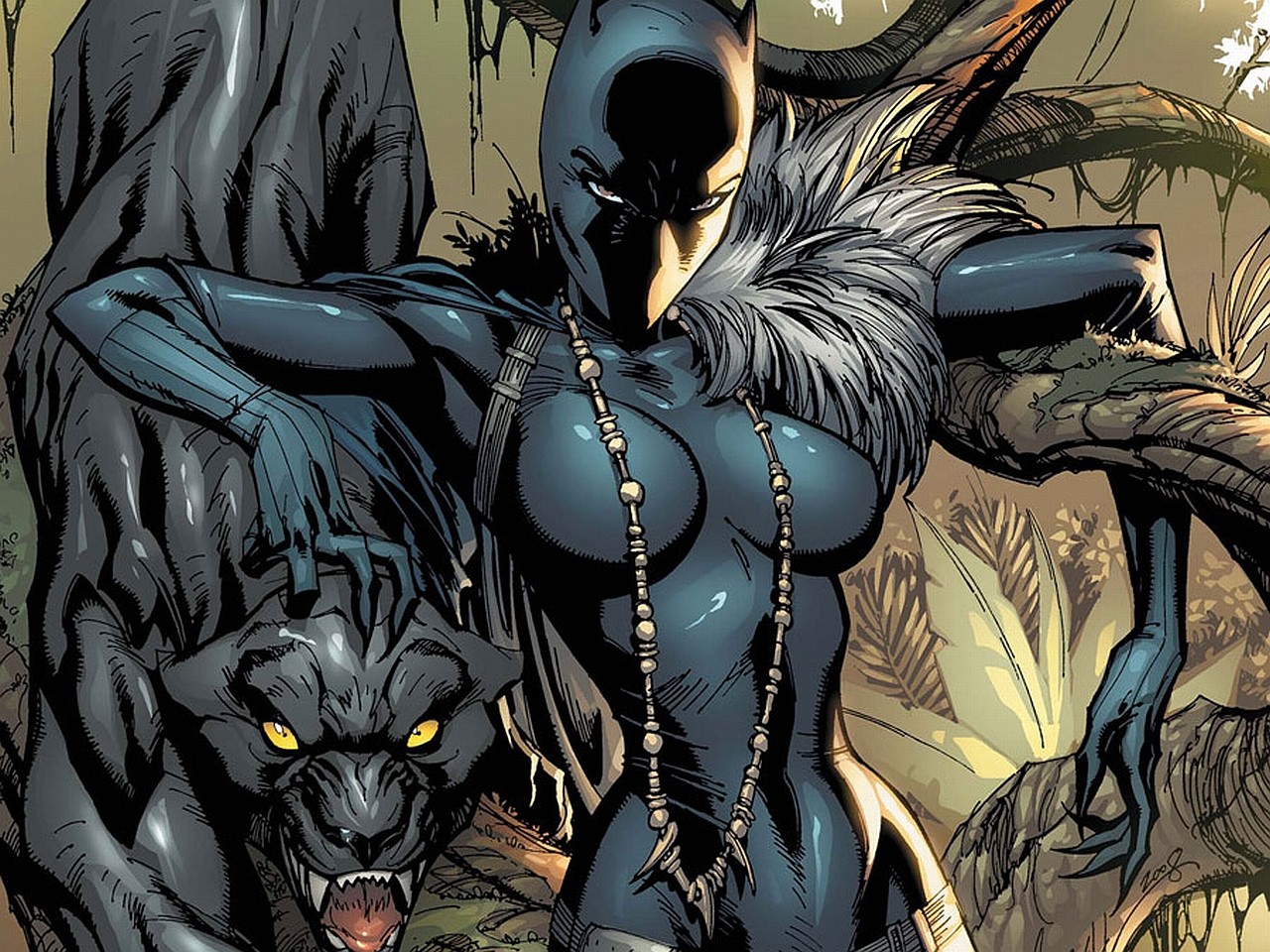 Comics Black Wallpaper 1280x960 Comics Black Panther Comics Marvel