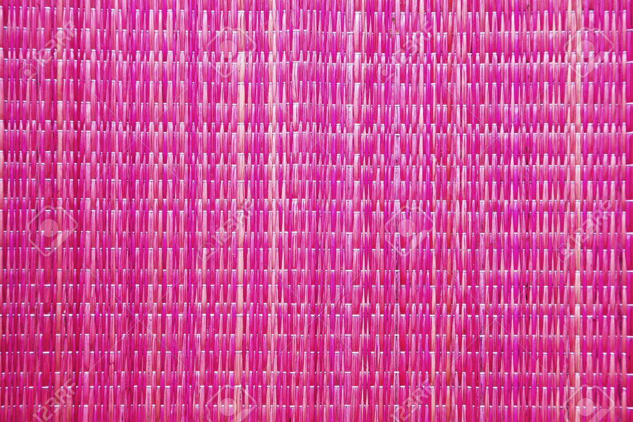 Horizontal Or Vertical Bright Crimson Pink Raffia Background