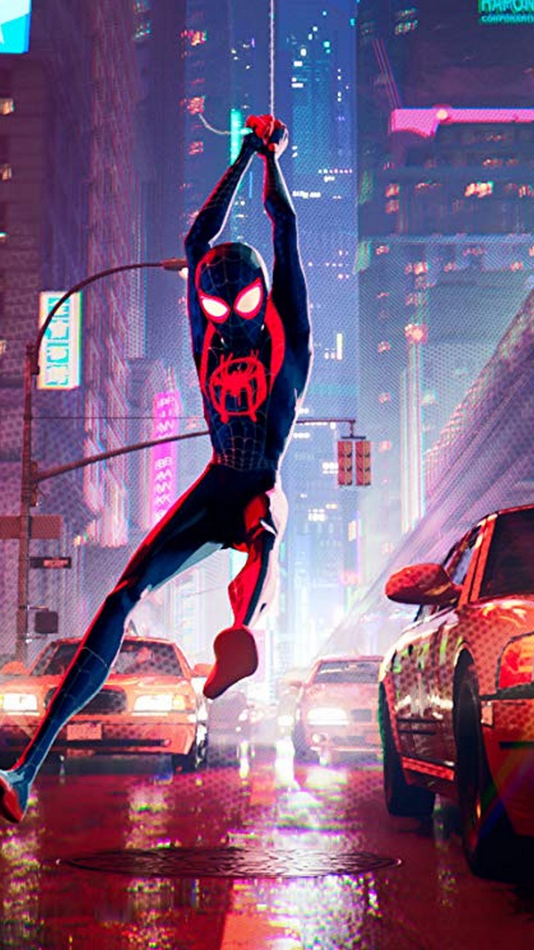 Mobile Wallpaper Spider Man Into the Spider Verse   2022 Movie 1080x1920