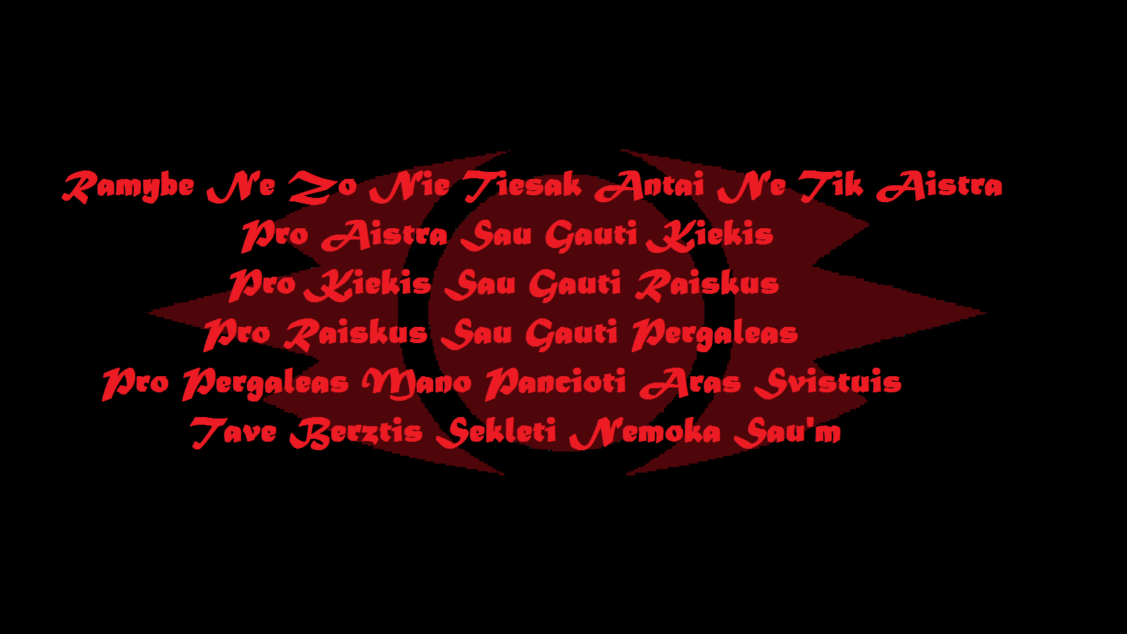 Sith Code Background by Kidarias01 on