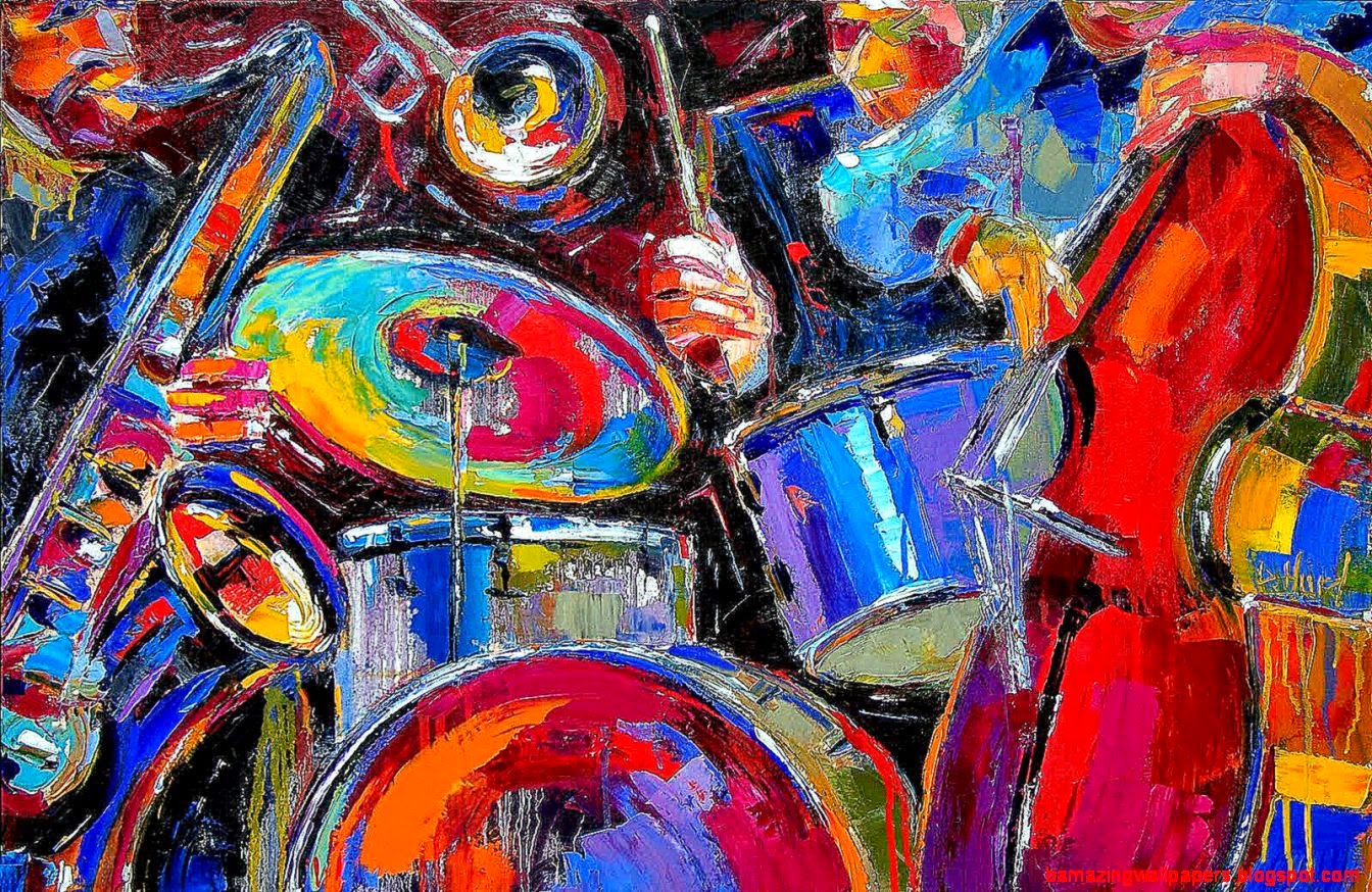 Abstract Art Paintings Music Hd Wallpaper And