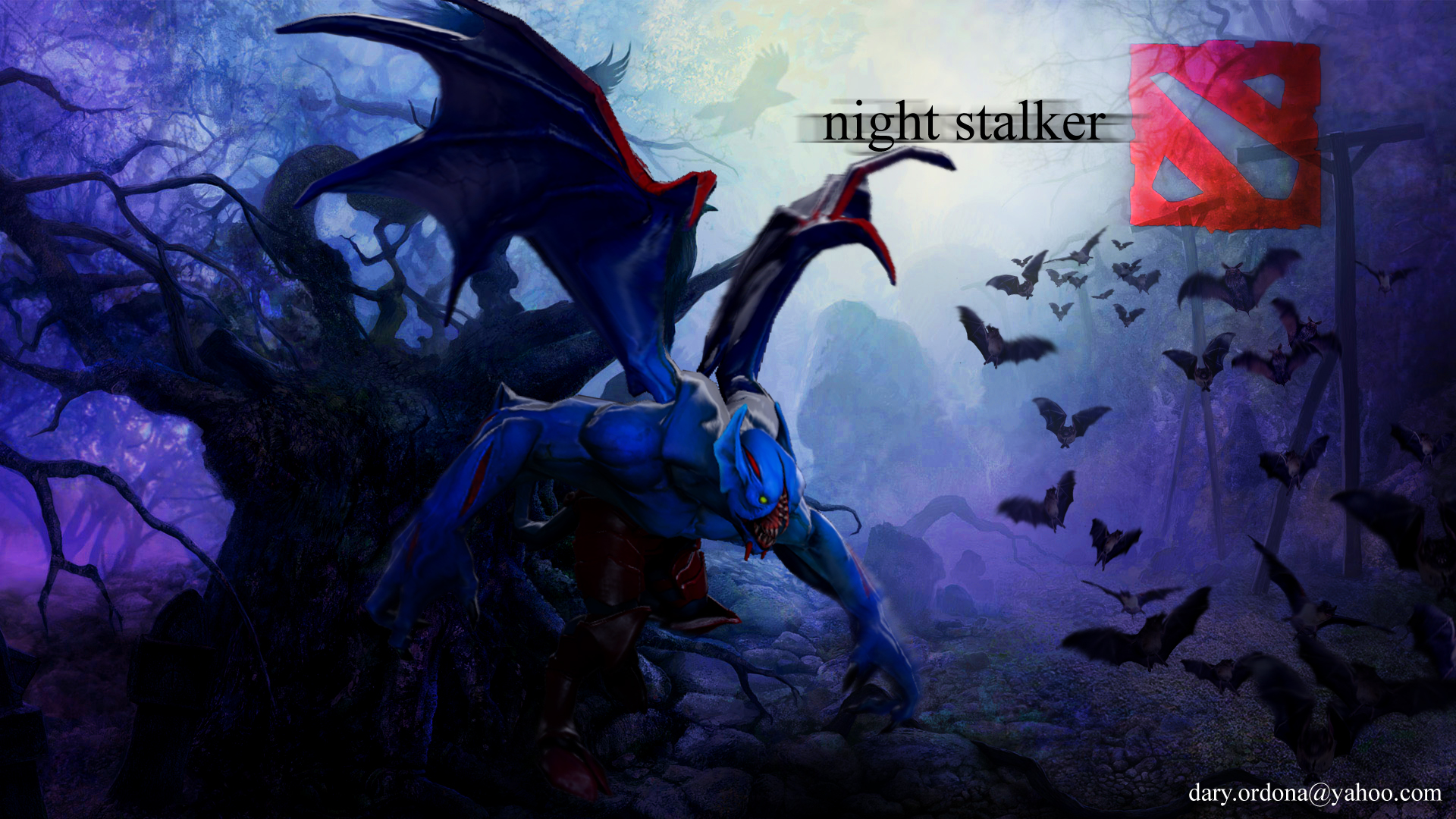 Night Stalker Fan Art Wallpaper Dota HD