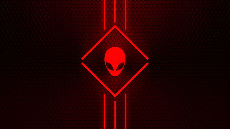 Alienware Wallpaper HD Red By