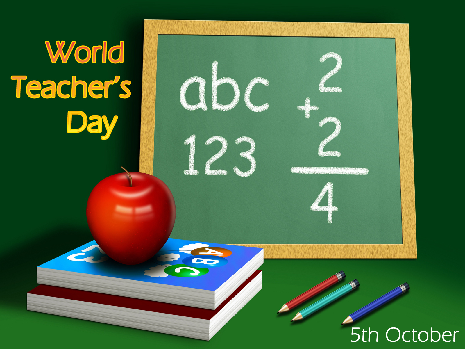  World Teachers Day computer desktop wallpaper 1600x1200
