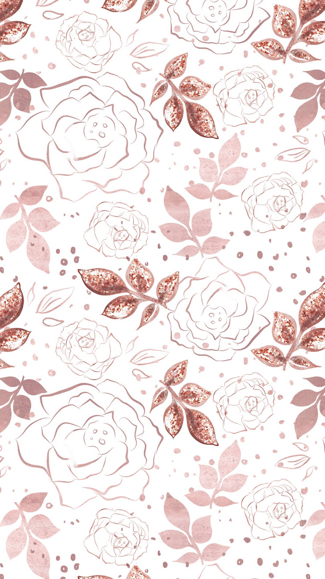 Rose Gold Aesthetic Wallpaper