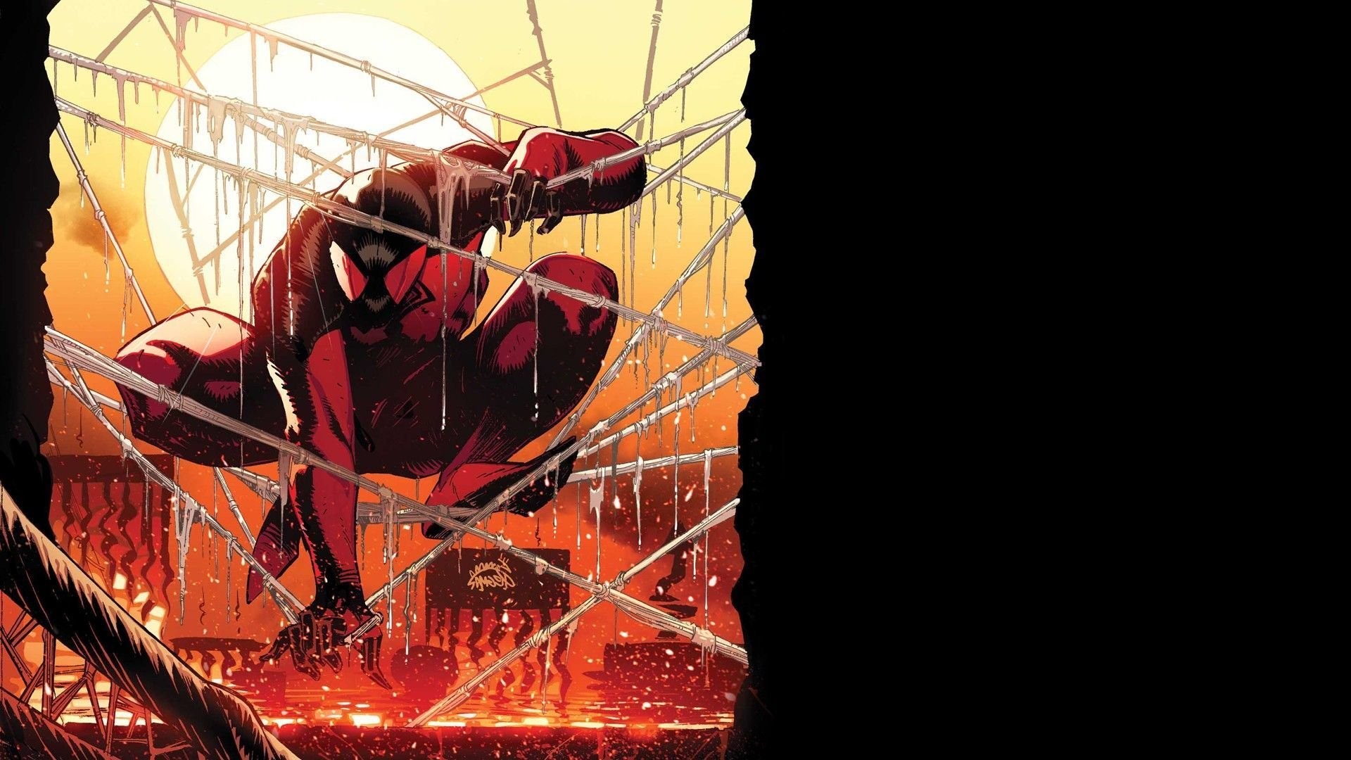 Scarlet Spider Wallpaper